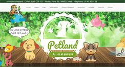 Desktop Screenshot of petland.fr