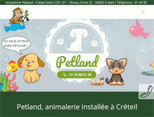 Tablet Screenshot of petland.fr