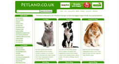 Desktop Screenshot of petland.co.uk