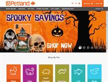Tablet Screenshot of petland.ca